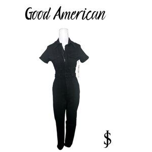 Good American Fit For Success Jumpsuit - Black, Size Small
